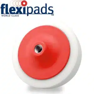 Flexipads WHITE COMPOUND SPONGE M14 X 2MM 150 x 50 RED BACKING - main product image