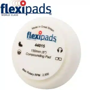 Flexipads WHITE COMPOUNDING SPONGE 150MM HOOK AND LOOP - main product image