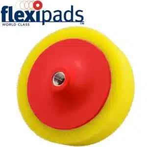 Flexipads YELLOW AGGRESSIVE SPONGE 150MM M14 X 2MM - main product image