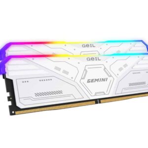 GeiL Gemini RGB 32GB 6000MHz DDR5 Memory Kit - White auto part product photo