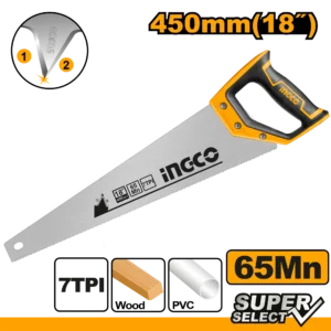 INGCO SAW HAND 450MM 7TPI BEV BLD - main product image