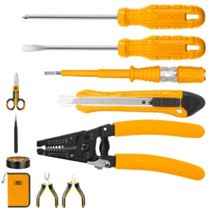 INGCO TOOL SET ELECTRICIANS 11PC - main product image