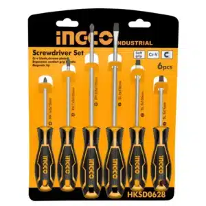 INGCO S/DRIVER SET CARD CRV 6PC - main product image