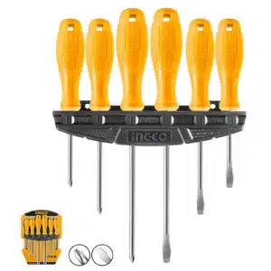 INGCO S/DRIVER SET CARD CrMo 6PC - main product image