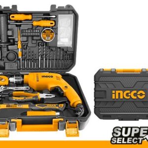 Ingco TOOLKIT HOUSEHOLD 680W DRILL 115PC - main product image