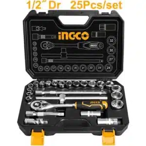 INGCO SOCKET SET 1/2" 25PC 10-32 BMC - main product image
