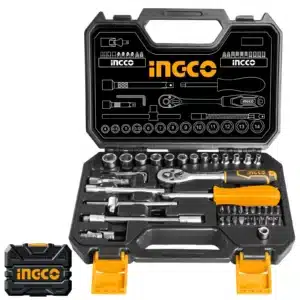 INGCO SOCKET SET 1/4" 45PC 4-14MM BMC - main product image