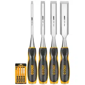 INGCO CHISEL WOOD 140MM BLISTER 4PC - main product image