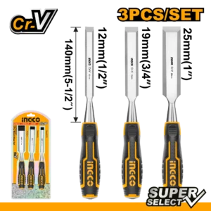 INGCO CHISEL WOOD SET 3PC - main product image