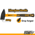 INGCO HAMMER MACHINIST F/G HNDL 200G - main product image