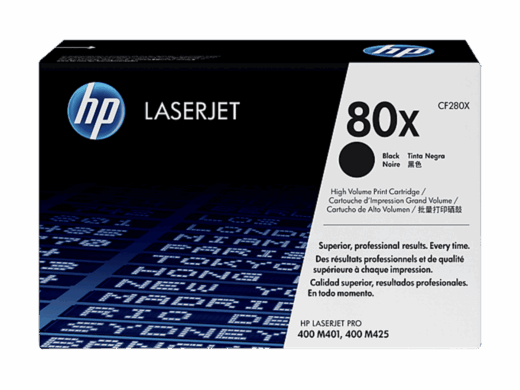 Hp 80X High Yield Black Original Laserjet Toner Cartridge;6;900 Pages. 1 HP 80X High Yield Black Original LaserJet Toner Cartridge 6 900 pages auto part product photo