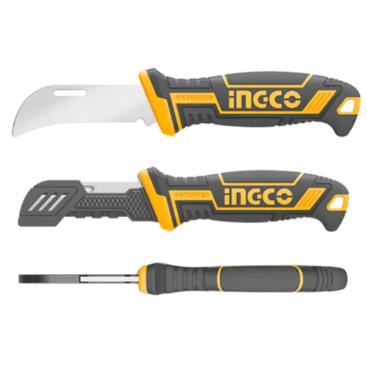 Ingco Cable Knife 200Mm 12 In Display Box 1 INGCO CABLE KNIFE 200MM 12 IN DISPLAY BOX - main product image