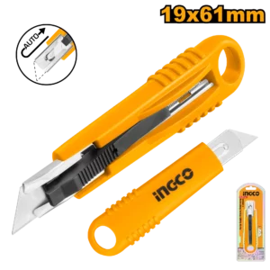 INGCO KNIFE RETRACTABLE 61X19 140MM - main product image