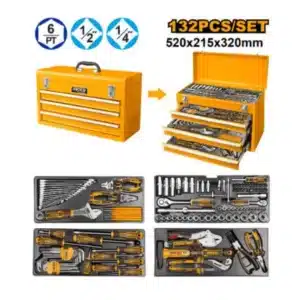 INGCO Tool Chest Set 132 Piece - main product image