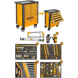 INGCO TOOLKIT 7 DRAWER TOOLKIT 162PC - main product image