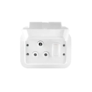 Crabtree Industrial Weatherproof Single Socket with Surface Box - main product image