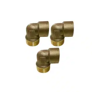 Copper Male Elbow 22mm 90° 3 Pack - main product image