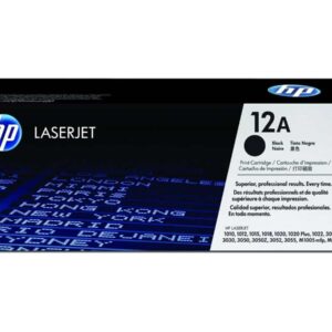 HP 12A Black Original LaserJet Toner auto part product photo
