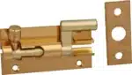 Ruwag Barrel Bolt Brass Plated Neck 100mm (1) - main product image