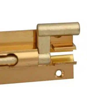 Ruwag Barrel Bolt Brass Plated Neck 50mm (1) - main product image