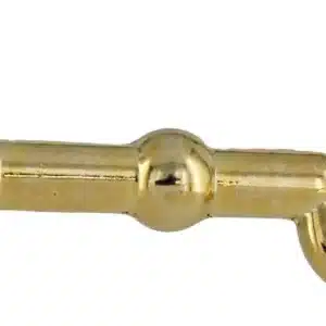 Ruwag Cabin Hook Brass Plated 100mm (1) - main product image