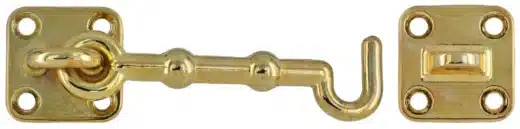 Ruwag Cabin Hook Brass Plated 100Mm (1) 1 Ruwag Cabin Hook Brass Plated 100mm (1) - main product image