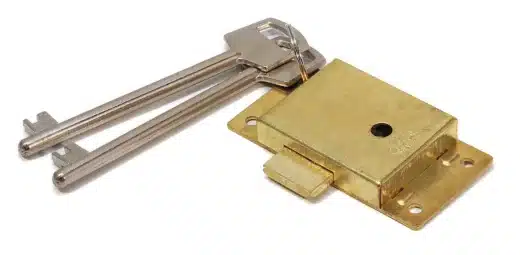 Ruwag Cupboard Lock Brass Plated 53Mm (1) 1 Ruwag Cupboard Lock Brass Plated 53mm (1) - main product image