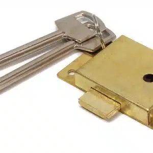 Ruwag Cupboard Lock Brass Plated 75mm (1) - main product image