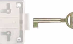 Ruwag Cupboard Lock Plastic Brown (1) - main product image