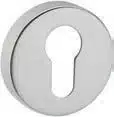 Ruwag Escutcheon Plate Round Brass Plated (2) - main product image