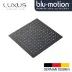 Luxus Black Shower Head Square 400mm - SHD40BK - main product image