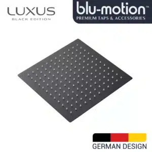 Luxus Black Shower Head Square 400mm - SHD40BK - main product image