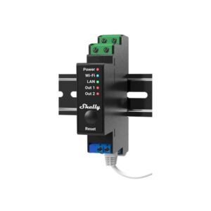 Shelly Smart Wi-Fi Relay with Power Monitoring 2 channel 16A DIN rail auto part product photo