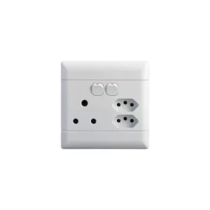 NEU White Single Socket + 2 Euro - main product image