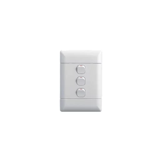 Neu Switch White 3 Lever 1 NEU Switch White 3 Lever - main product image