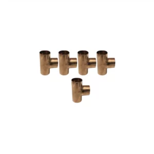 Copper Tee 15mm 5 Pack - main product image