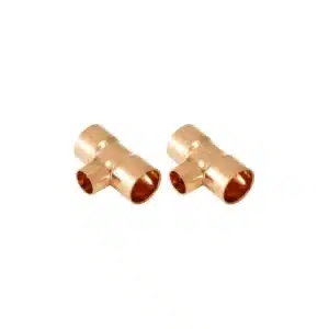 Copper Reducing Tee 22*22*15mm 2 Pack - main product image