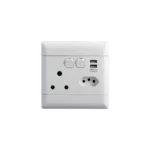 NEU White Single Socket + Euro + 2 USB - main product image