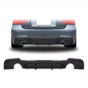 BMW E90 SINGLE PIPE DUAL OUTLET DIFFUSER - main product image