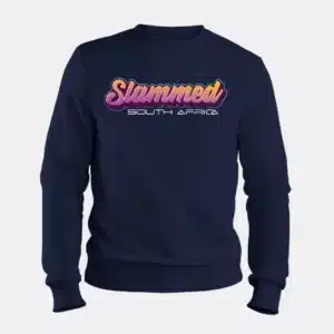 LARGE SLAMMED SA SWEATER NAVY - main product image
