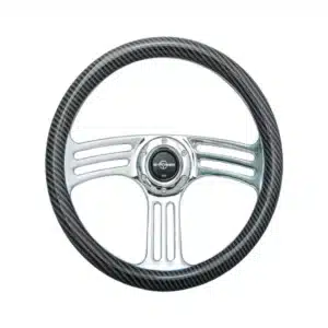 CARBON 3 SPOKE STEERING WHEEL - main product image