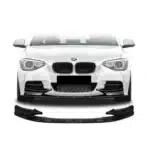 BMW F20 P/F 2012-2014 M-PERFORMANCE 3PC FRONT LIP GLOSS BLACK - main product image