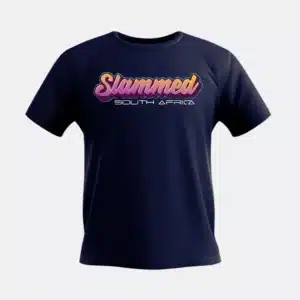 LARGE SLAMMED SA CLASSIC T-SHIRT NAVY - main product image