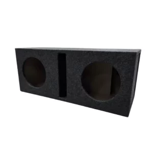 10 INCH DOUBLE SLOT PORT SUPA WOOD GREY SUB BOX - main product image