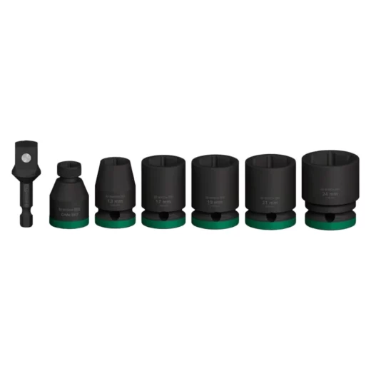 Bosch Pro Impact Socket Set | 1/2&Quot; Hex | 7 Piece 1 Bosch Pro Impact Socket Set | 1/2" Hex | 7 Piece - main product image