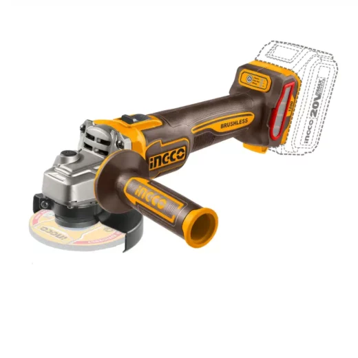 Ingco 20V Angle Grinder 115Mm Brushless (1 200W) 1 Ingco 20V Angle Grinder 115mm Brushless (1 200W) - main product image