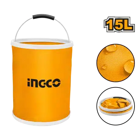 Ingco Folding Bucket 15L 1 Ingco FOLDING BUCKET 15L - main product image