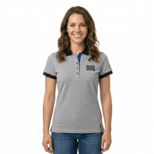 Polo Shirt Ladies grey - main product image