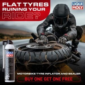 Motorbike Tire Inflator sealer BUY one GET on FREE - main product image