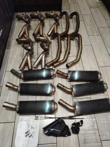 Ducati 1098 / 1198 Full Exhaust Systems with Canisters – 3 Sets Available
